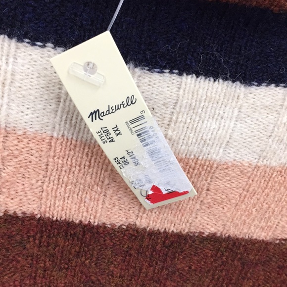 Madewell Striped Evercrest Turtleneck Sweater - Picture 5 of 8